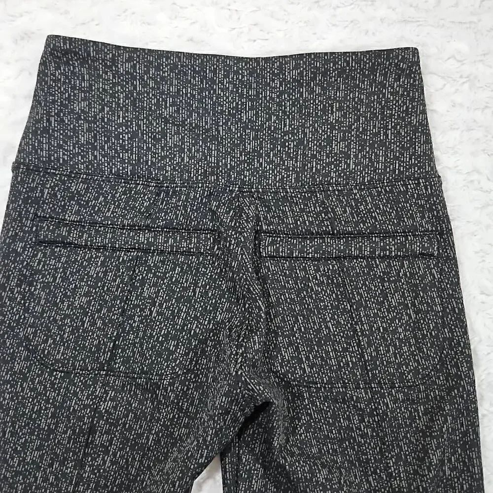 Athleta Womens Size XXS Delancey Textured Tight Black Grey new without tags - Picture 7 of 8
